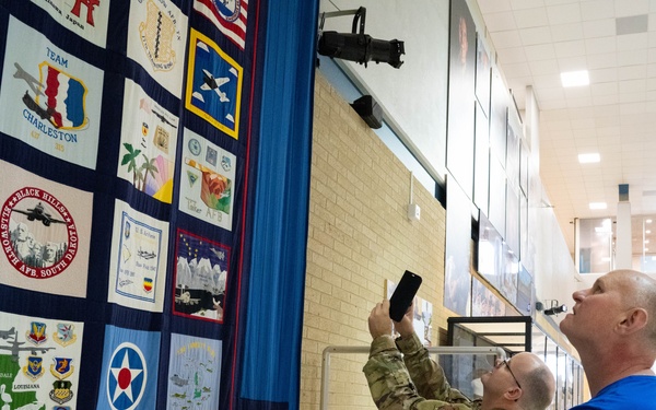 Following annual training, members of the 181st Intelligence Wing visit the National Museum of the U.S. Air Force on Wright-Patterson Air Force Base
