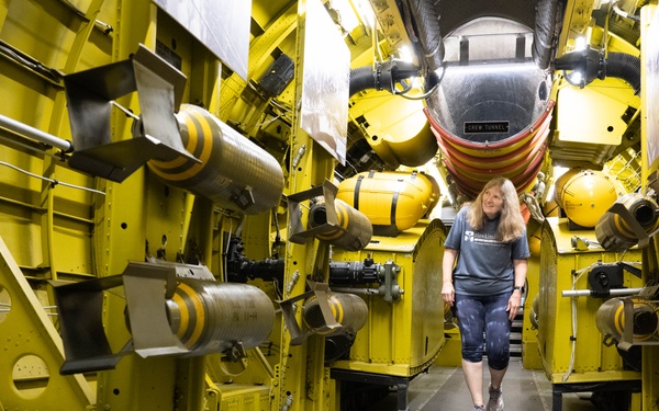 Following annual training, members of the 181st Intelligence Wing visit the National Museum of the U.S. Air Force on Wright-Patterson Air Force Base