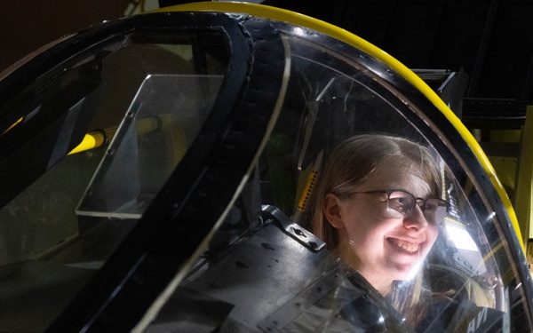 Following annual training, members of the 181st Intelligence Wing visit the National Museum of the U.S. Air Force on Wright-Patterson Air Force Base