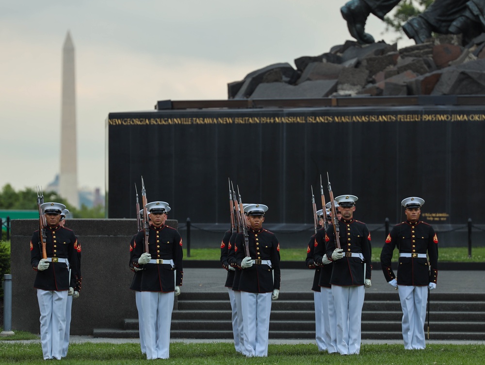 Enlisted Sunset Parade June 17, 2025