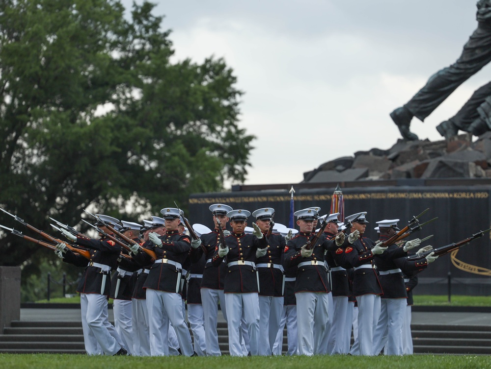 Enlisted Sunset Parade June 17, 2025
