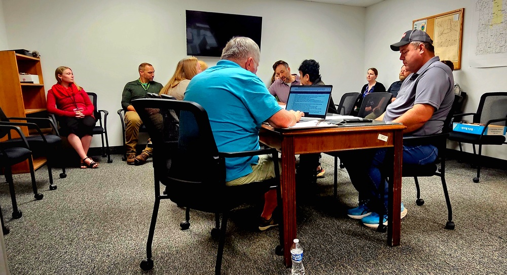 Personnel from Fort McCoy take part in June 2025 meeting of Monroe County Natural Resource, Extension Committee