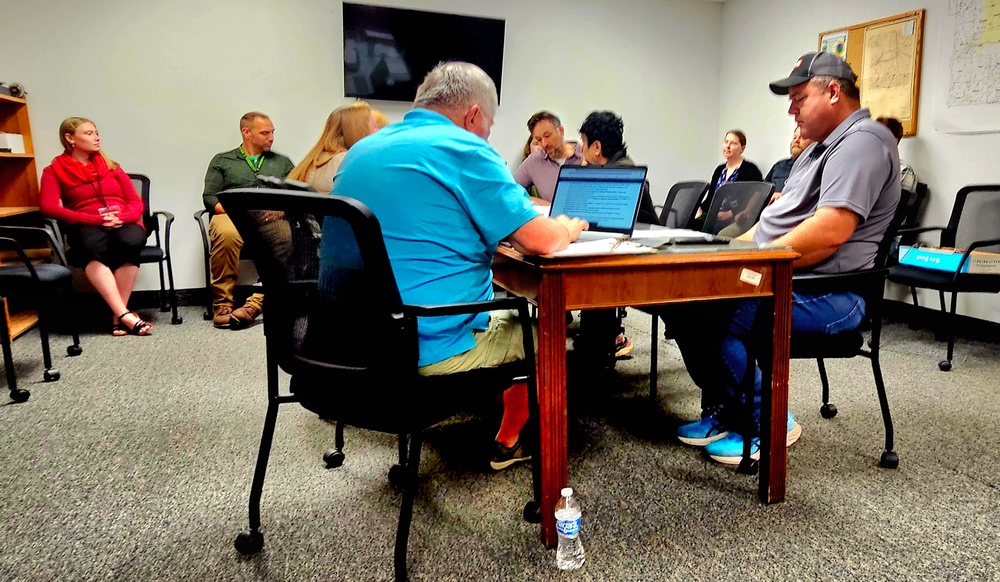 Personnel from Fort McCoy take part in June 2025 meeting of Monroe County Natural Resource, Extension Committee