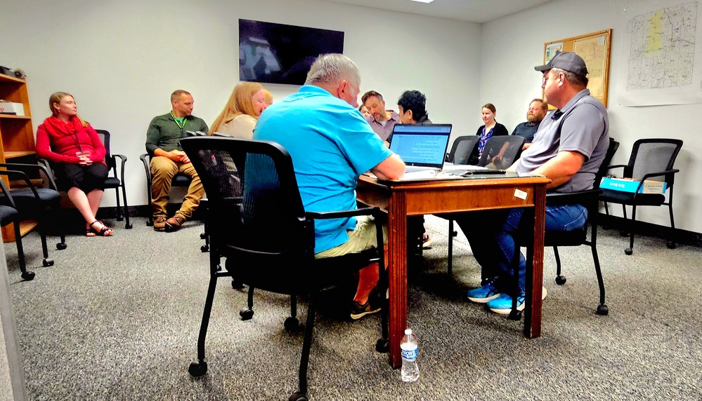 Personnel from Fort McCoy take part in June 2025 meeting of Monroe County Natural Resource, Extension Committee