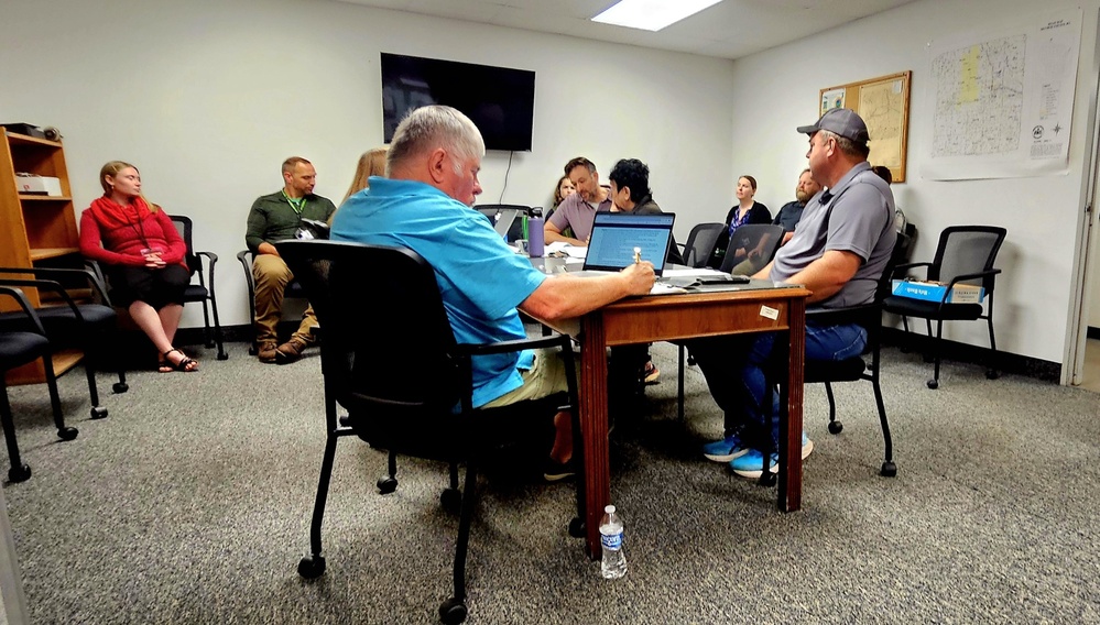 Personnel from Fort McCoy take part in June 2025 meeting of Monroe County Natural Resource, Extension Committee