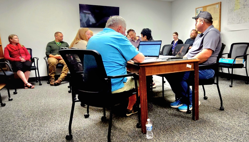 Personnel from Fort McCoy take part in June 2025 meeting of Monroe County Natural Resource, Extension Committee
