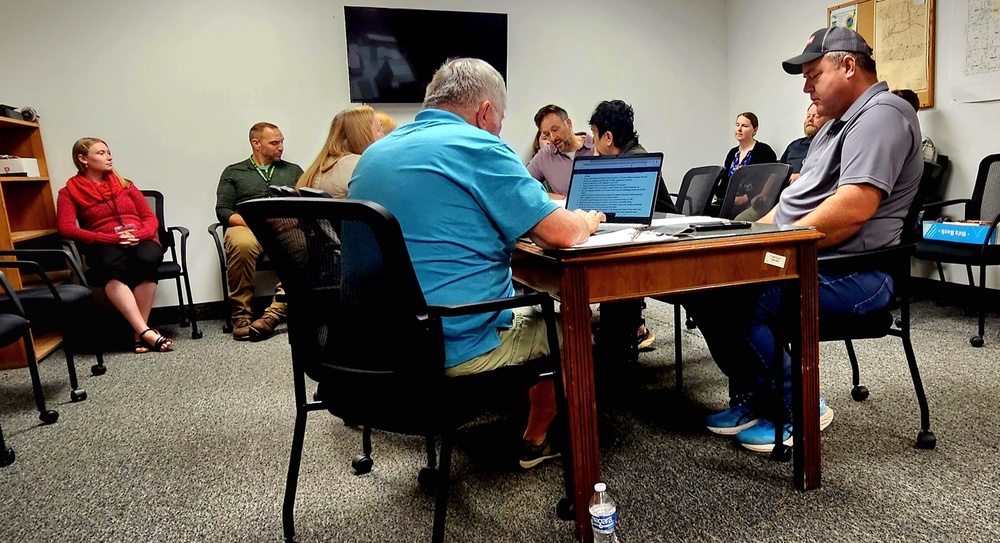Personnel from Fort McCoy take part in June 2025 meeting of Monroe County Natural Resource, Extension Committee