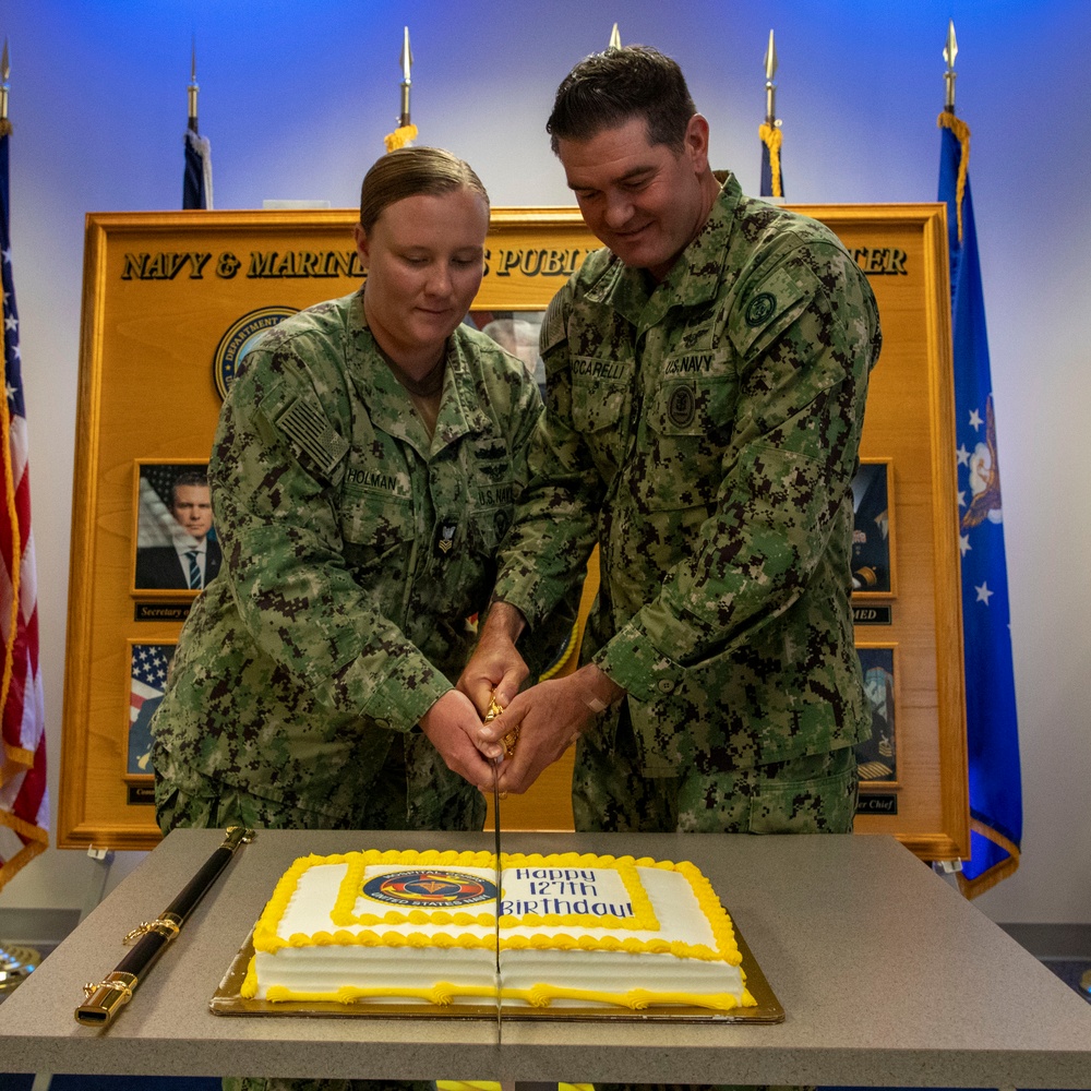 Navy and Marine Corps Force Health Protection Command Hosts a Cake Cutting Ceremony for the 127th Hospital Corpsman Birthday