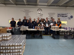Sailors Join Forces with Alaskans to Fight Hunger During Navy Week