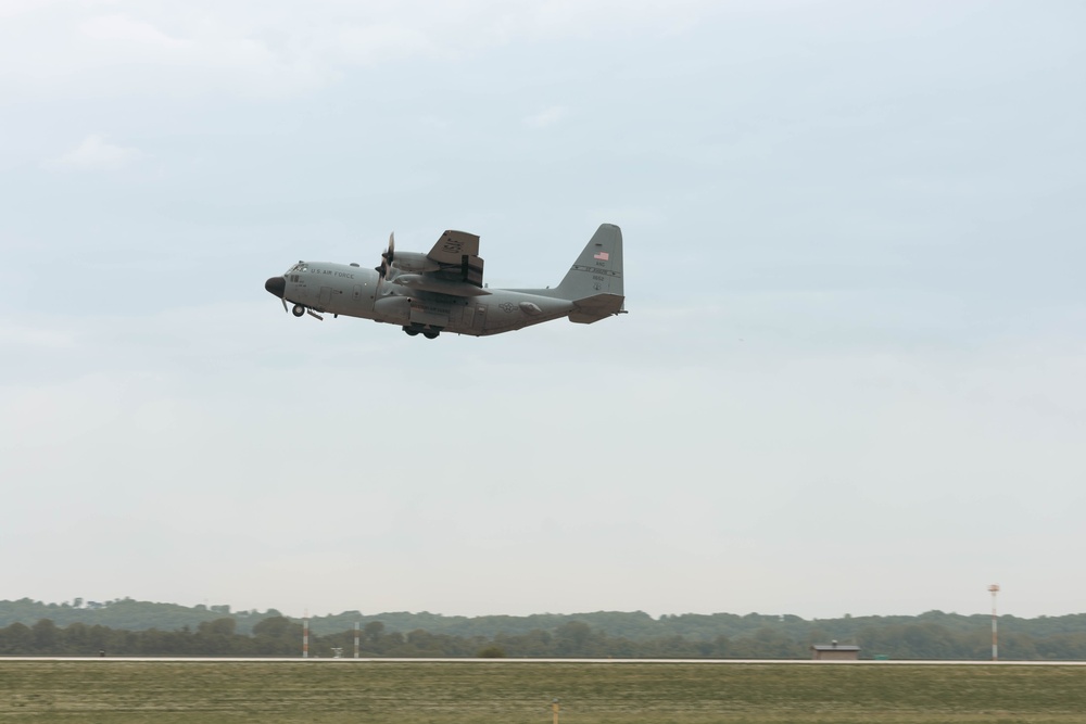 C-130H Hercules Engine Running Crew Change