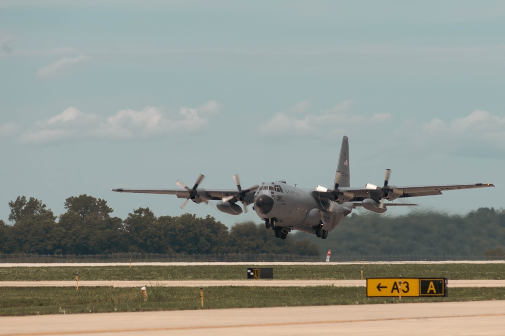 C-130H Hercules Engine Running Crew Change