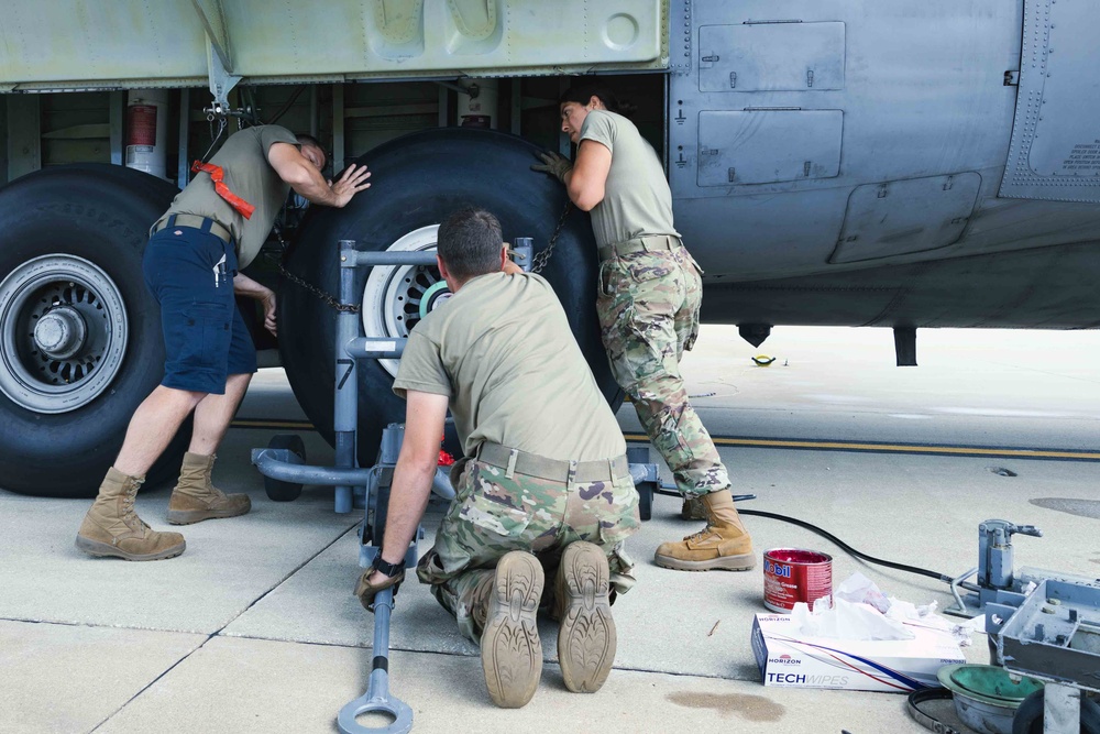 C130H Wheel and Tire Replacement
