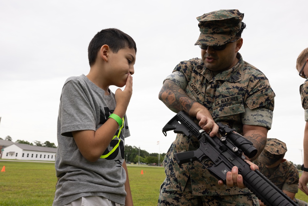 Marine Corps Combat Service Support Schools hosts Bring Your Child to Work Day