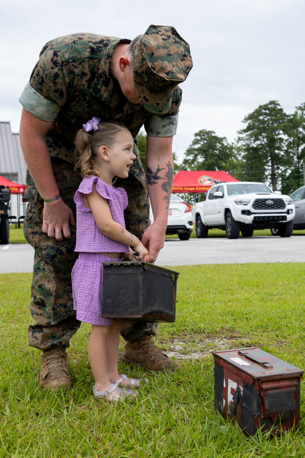 Marine Corps Combat Service Support Schools hosts Bring Your Child to Work Day
