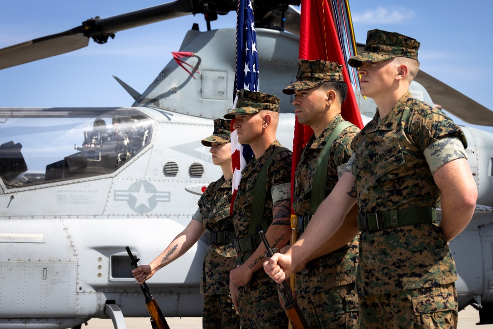 HMLA-267 Change of Command