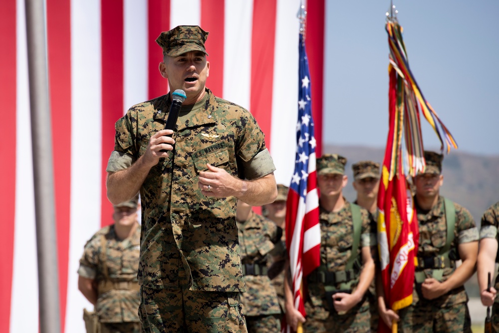 HMLA-267 Change of Command