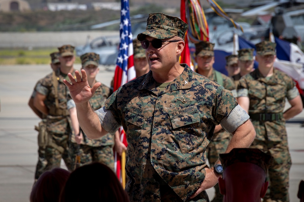 HMLA-267 Change of Command