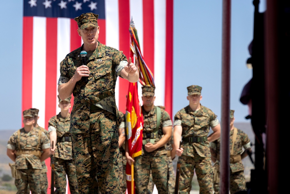 HMLA-267 Change of Command