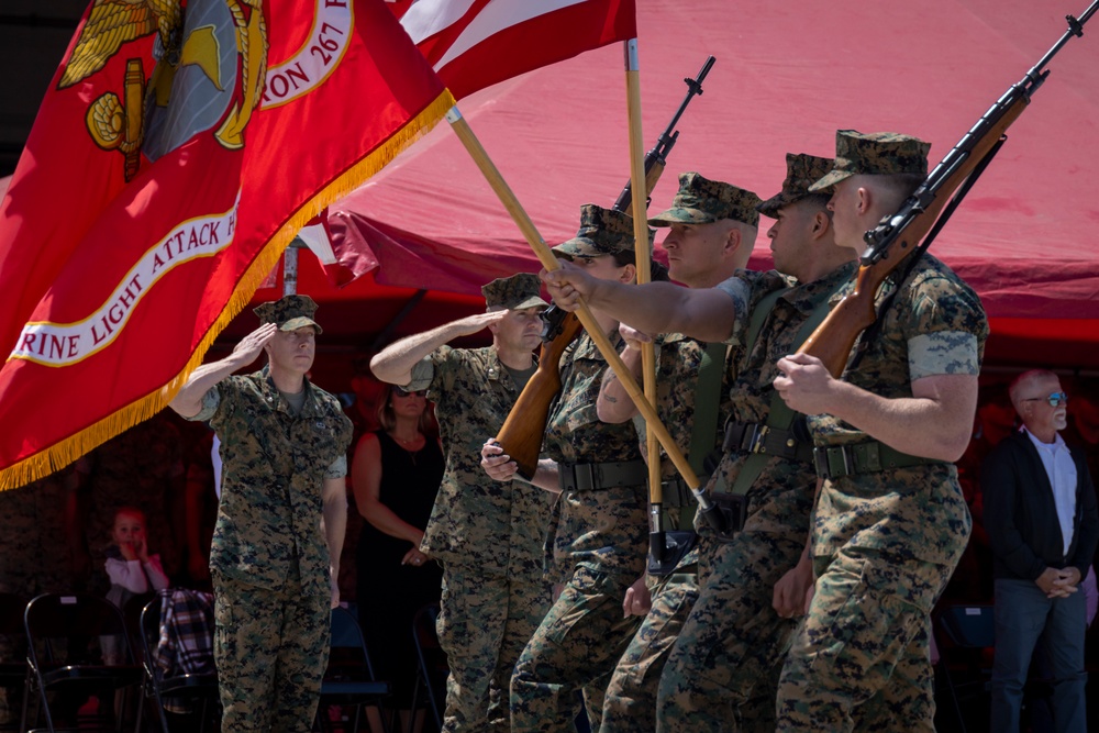 HMLA-267 Change of Command