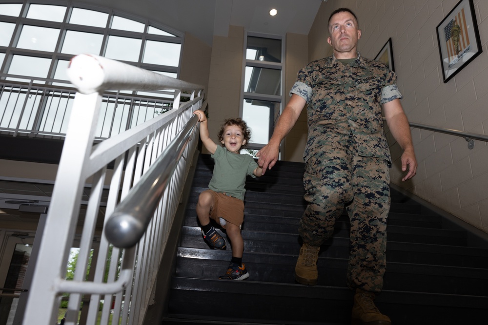 Marine Corps Combat Service Support Schools hosts Bring Your Child to Work Day