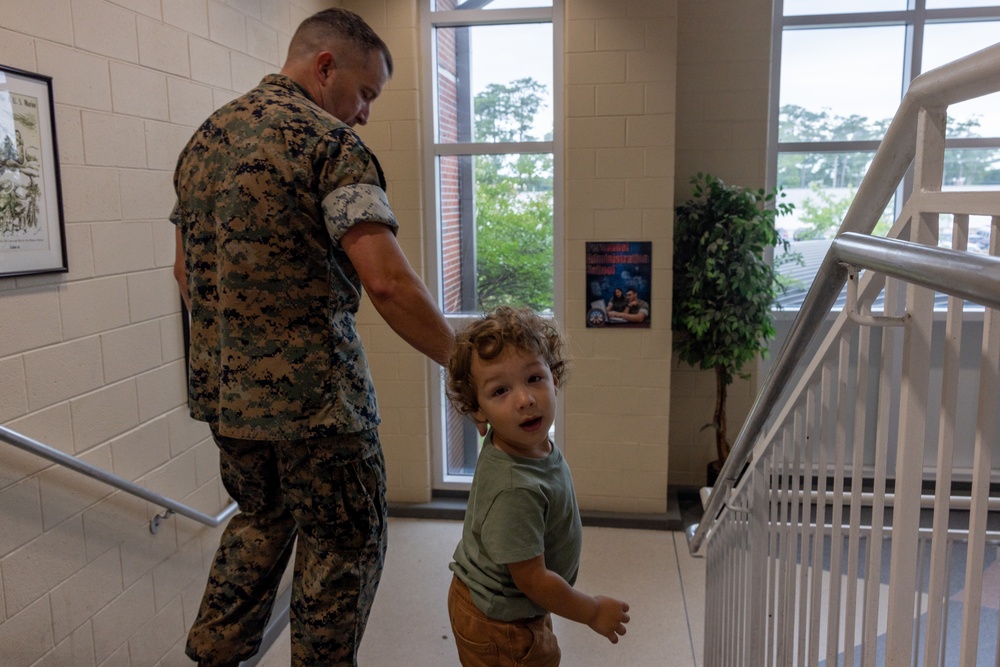 Marine Corps Combat Service Support Schools hosts Bring Your Child to Work Day
