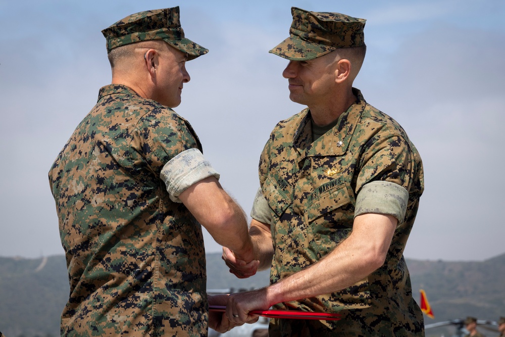 HMLA-267 Change of Command