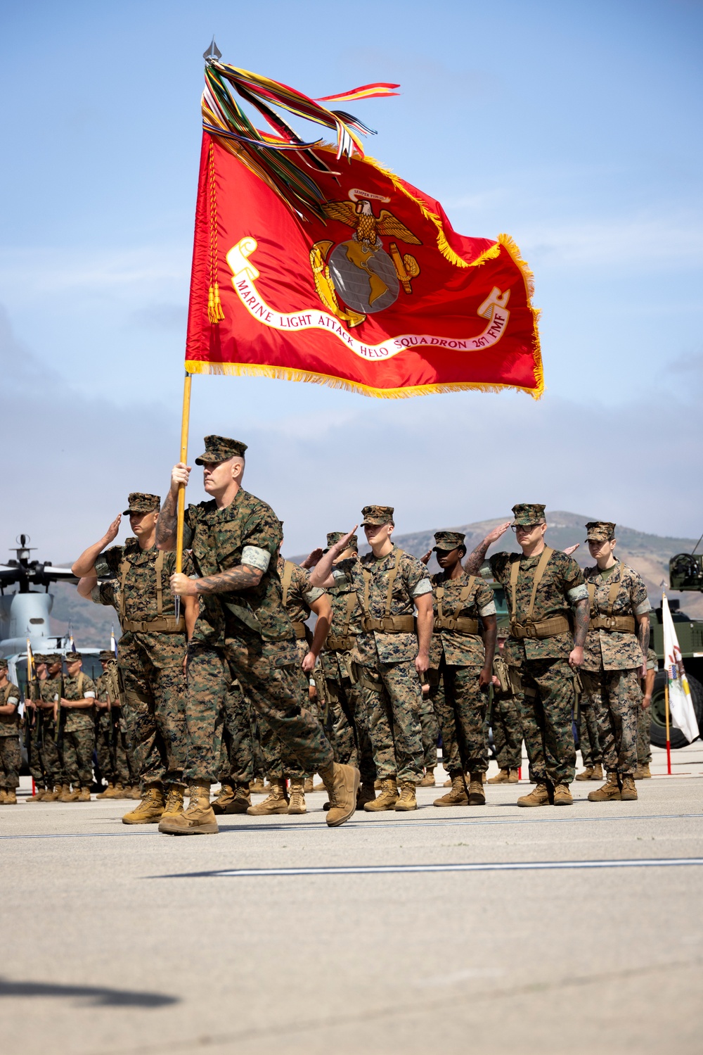 HMLA-267 Change of Command