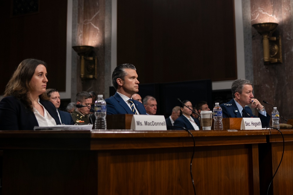 SD, CJCS, and SA to SD and PTDO USD (Comptroller)/CFO Testify at SASC Hearing