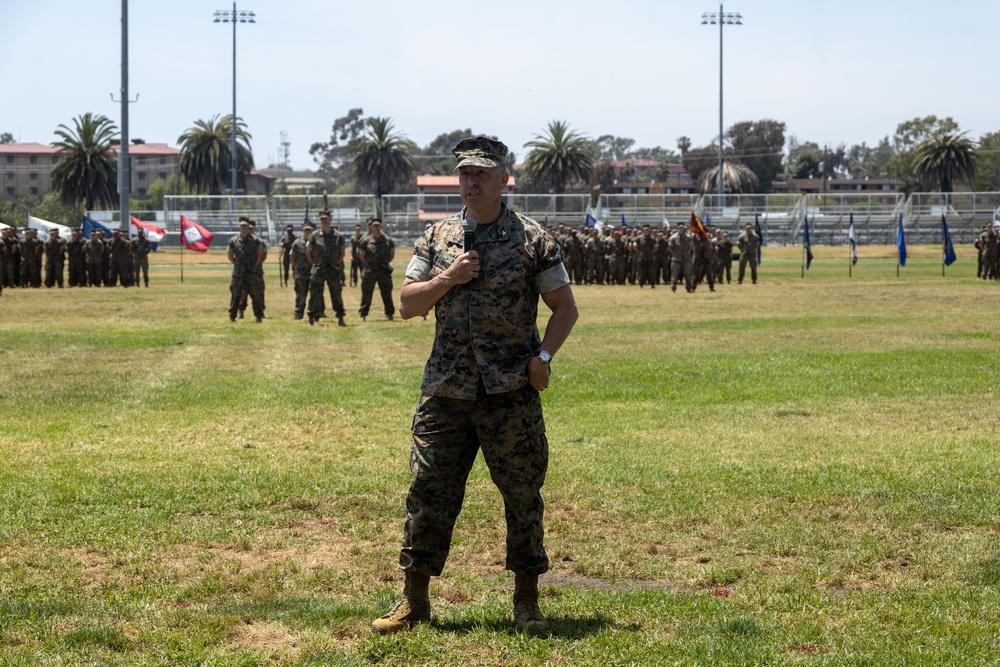 2nd Bn., 4th Marines holds change of command ceremony