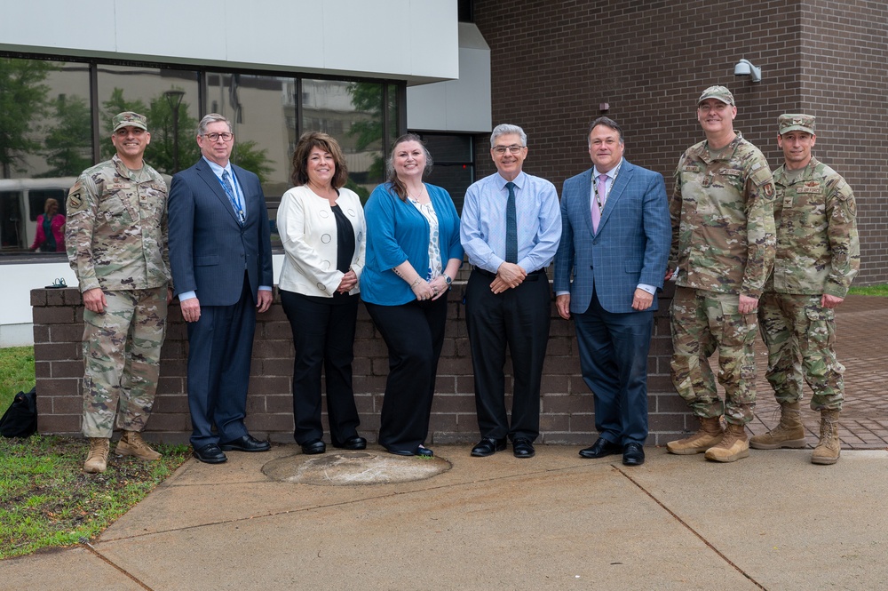 Bedford VA executive leadership team visits Hanscom AFB