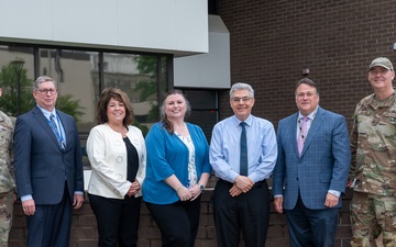 Bedford VA executive leadership team visits Hanscom AFB