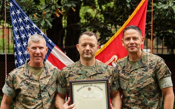 Master Gunnery Sgt. Richard E. Weiss Frocking Ceremony