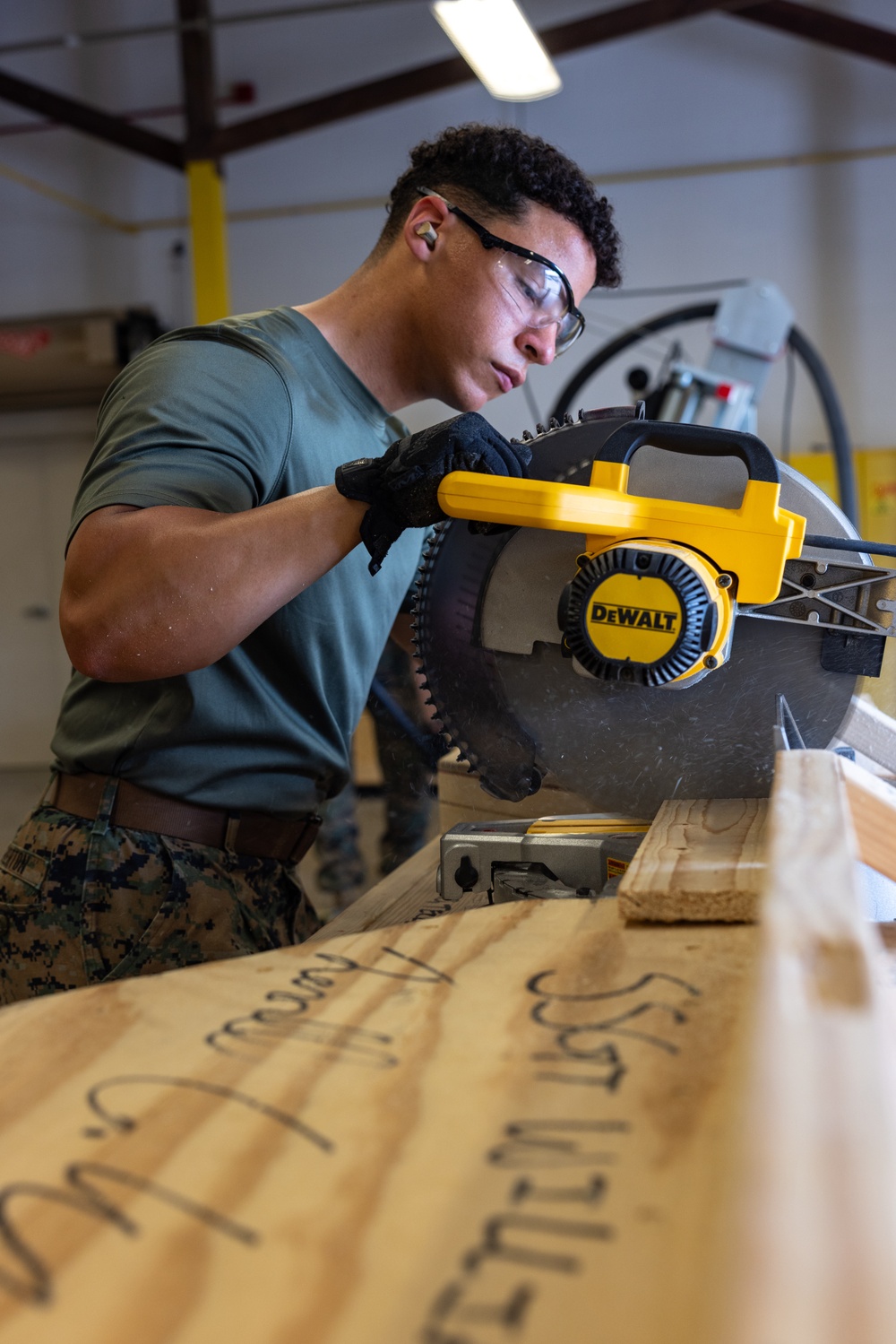 U.S. Marines with Distribution Management Instruction Company practice methods of preservation