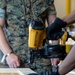 U.S. Marines with Distribution Management Instruction Company practice methods of preservation