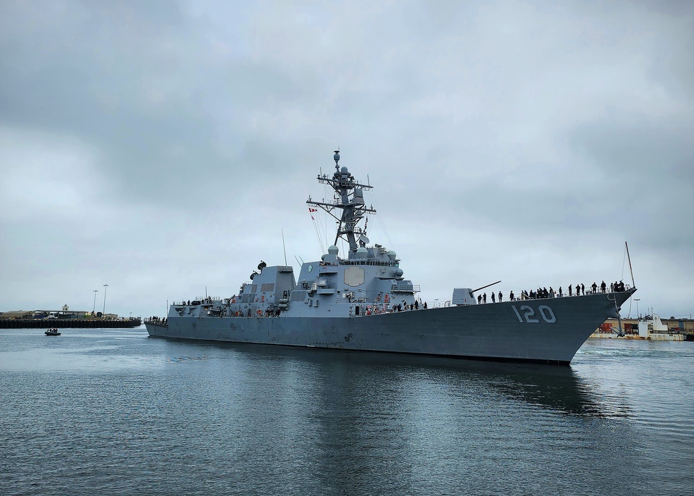 Levin arrives at Port Hueneme