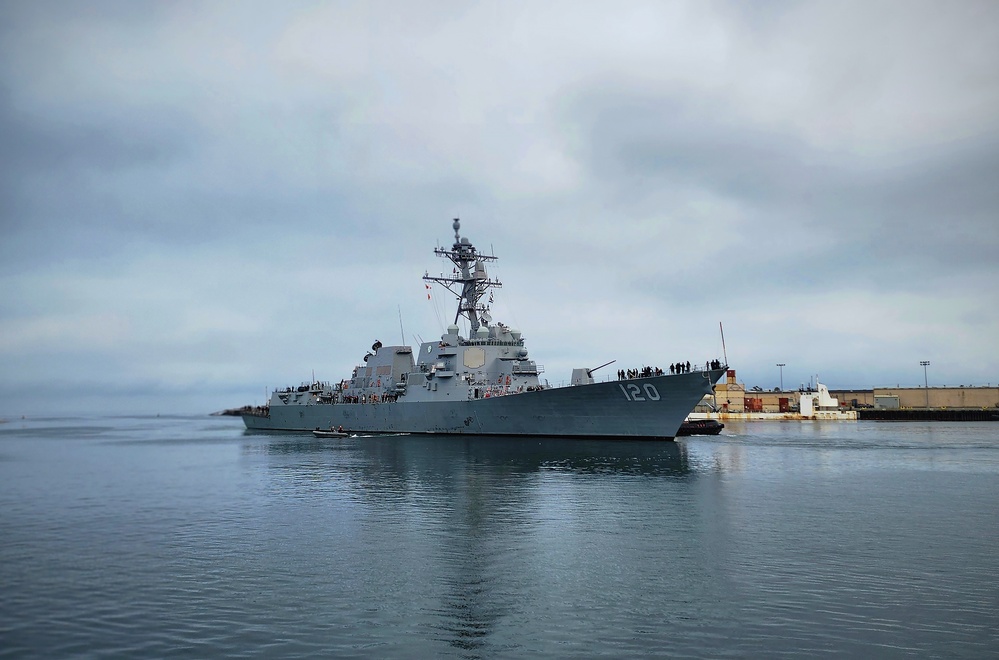 Levin arrives at Port Hueneme