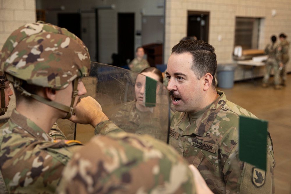 506th, 39th Military Police Detachment conducts Military Assistance for Civil Disturbances training