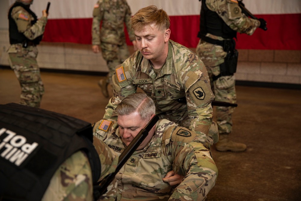 506th, 39th Military Police Detachment conducts Military Assistance for Civil Disturbances training