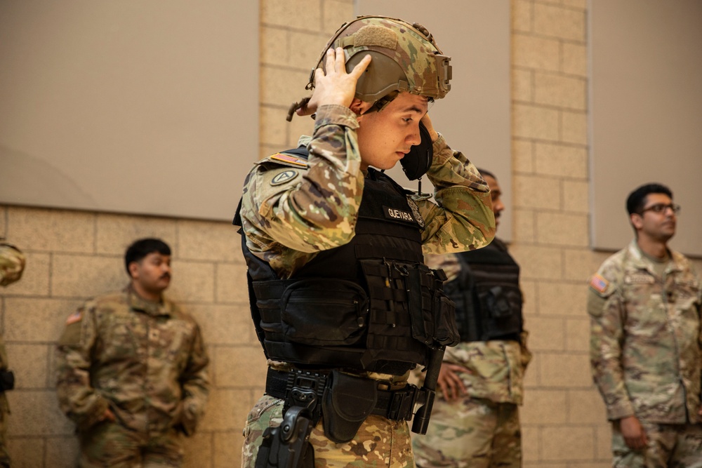 506th, 39th Military Police Detachment conducts Military Assistance for Civil Disturbances training