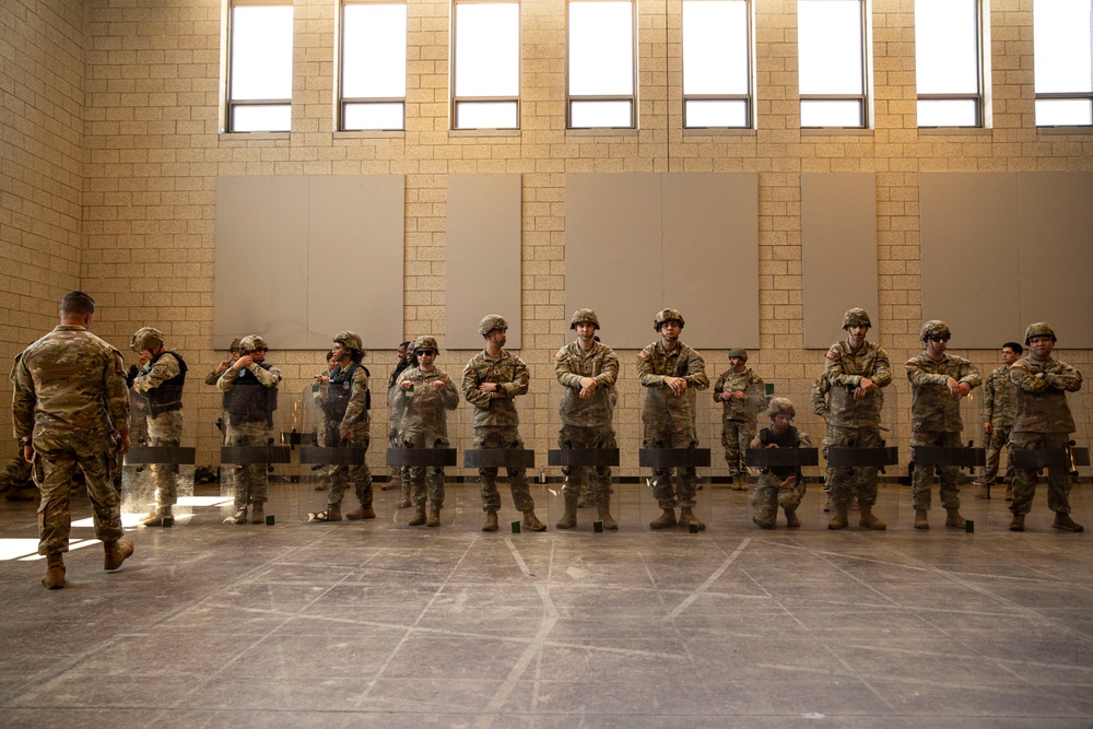 506th, 39th Military Police Detachment conducts Military Assistance for Civil Disturbances training