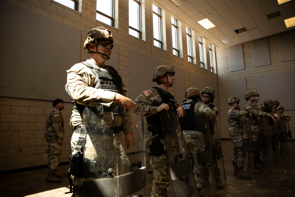 506th, 39th Military Police Detachment conducts Military Assistance for Civil Disturbances training