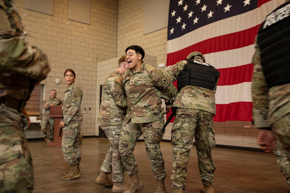 506th, 39th Military Police Detachment conducts Military Assistance for Civil Disturbances training