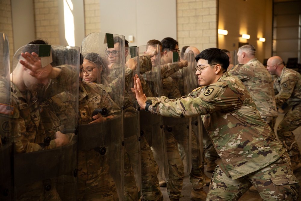 506th, 39th Military Police Detachment conducts Military Assistance for Civil Disturbances training