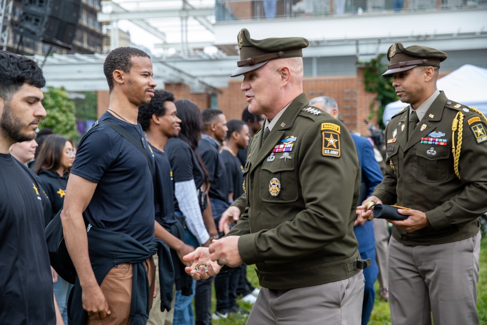 Army 250th Birthday Enlistment Ceremony 2025