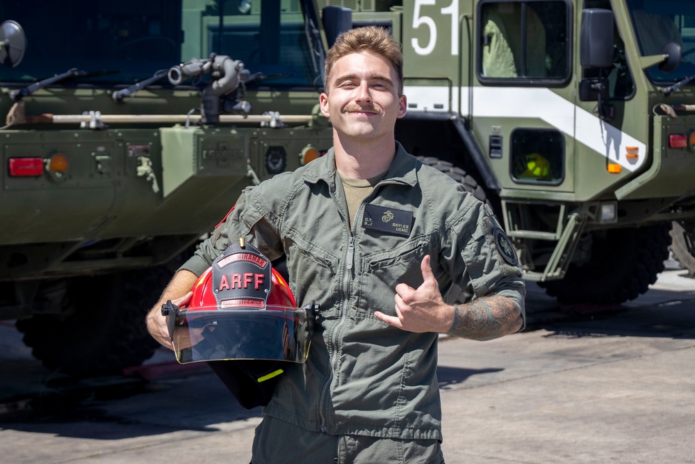 Into the Fire!: Miramar’s very own wins the USMC Military Firefighter of the Year award