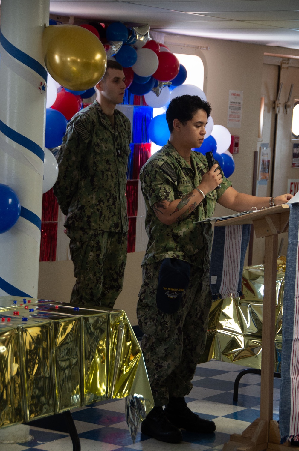 USS Ronald Reagan Celebrates Hospital Corpsman 127th Birthday