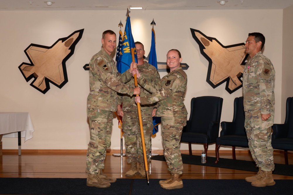 325th CPTS Change of Command