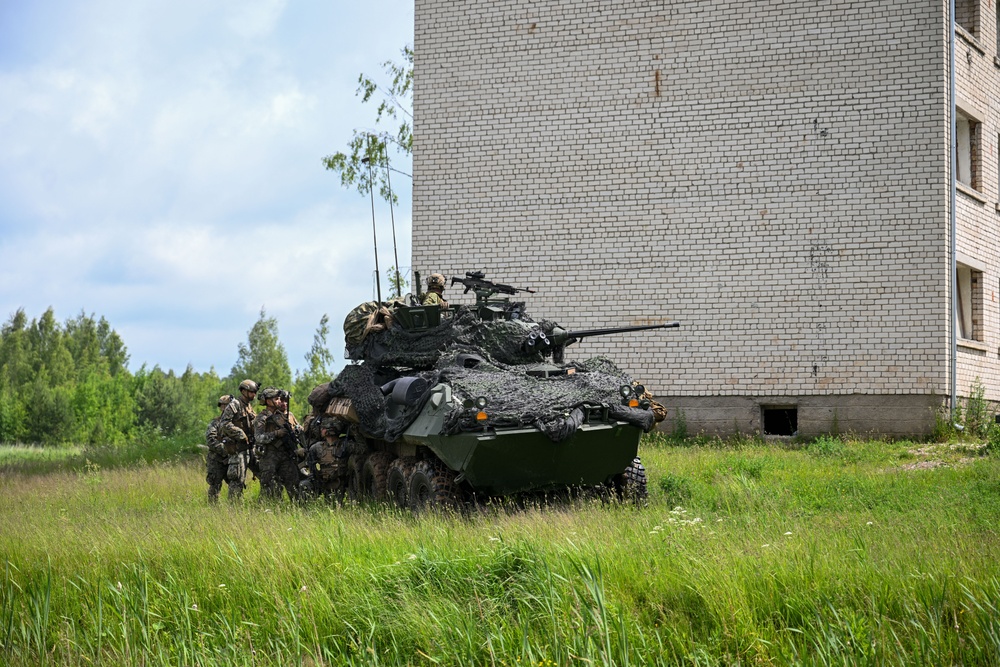 BALTOPS 25 - 2d LAR Marines Execute Force on Force Training