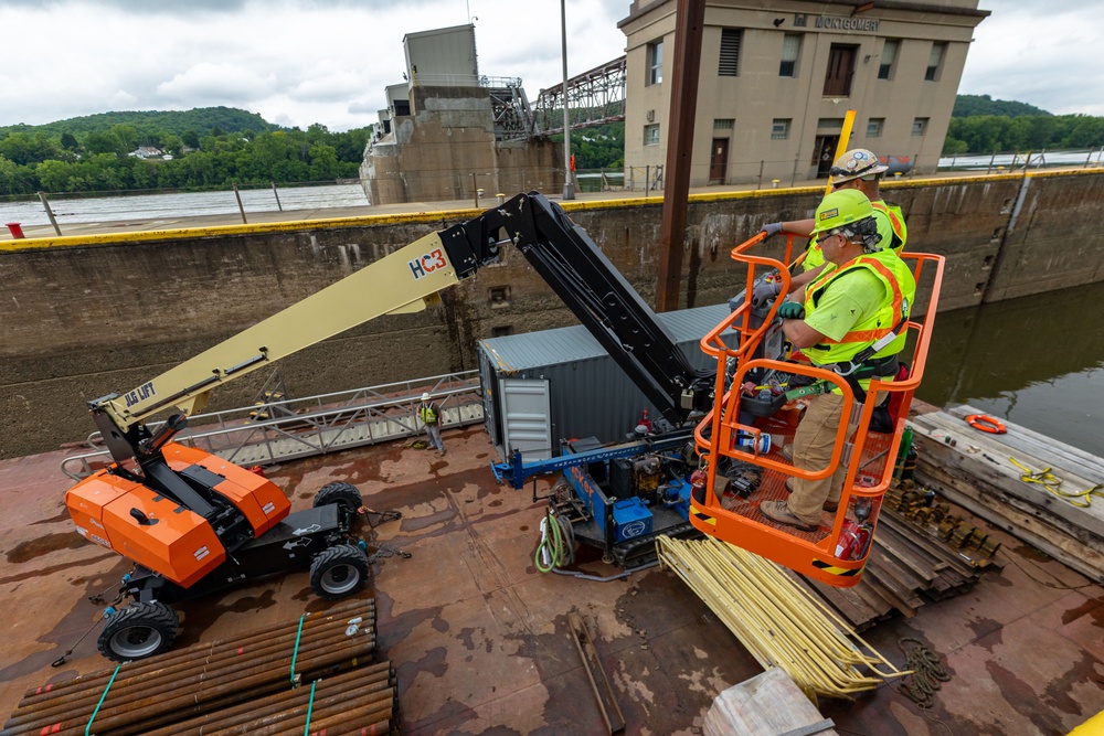 Groundbreaking Work Moves Forward at Montgomery Locks and Dam