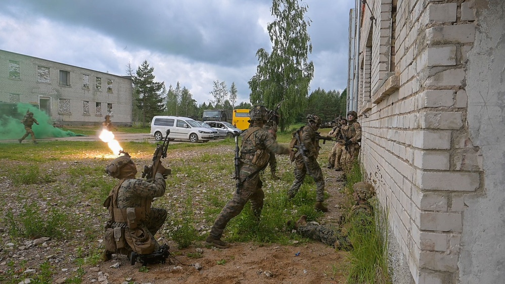 BALTOPS 25 - 2d LAR Marines Execute Force on Force Training